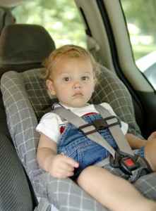 baby in a car